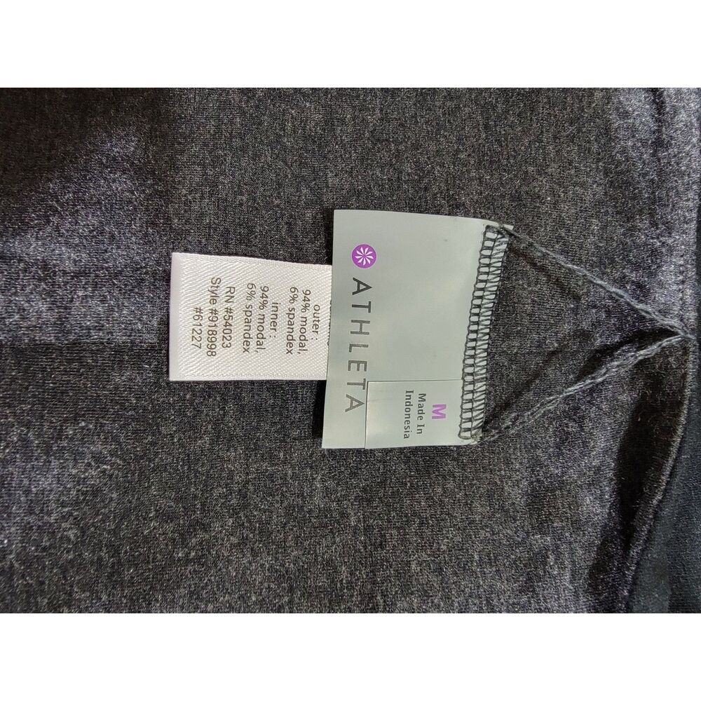 NWT Athleta Inverse Drape Women's Black Dress - Medium - Picture 6 of 7